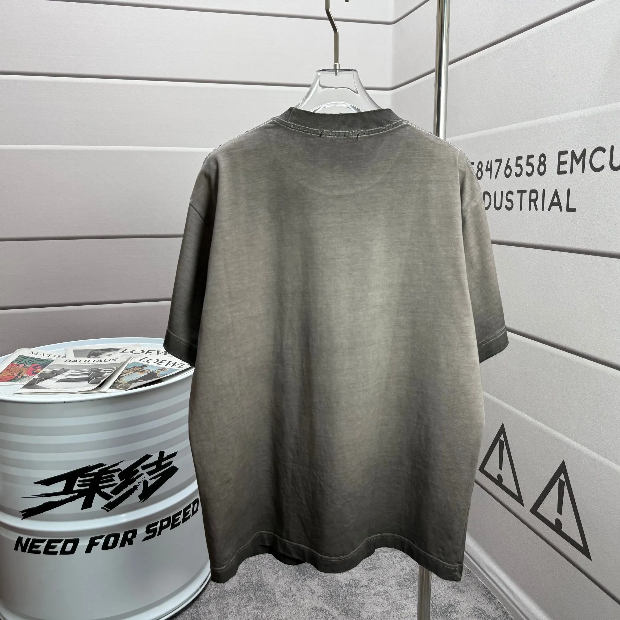 # 95 Alexand 2026 New Arrival tee Same Style : : Gray Size :S M L XL XXL Size： S （90-130 ） M （120-150 ） L （140-165 ） XL （160-180 ） XXL （180 ）